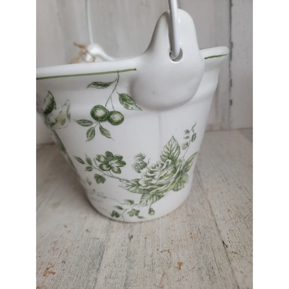 Maxcera green floral Easter Hip Hop bucket spring flower home decor‎ unique
